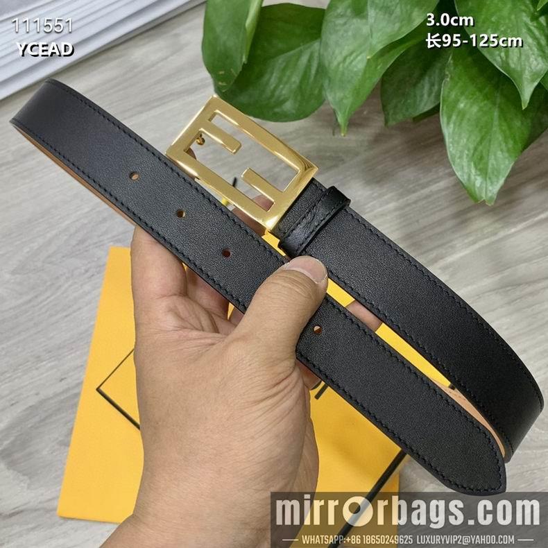 Replica Fendi Belt 30mmX95-125cm 8L11