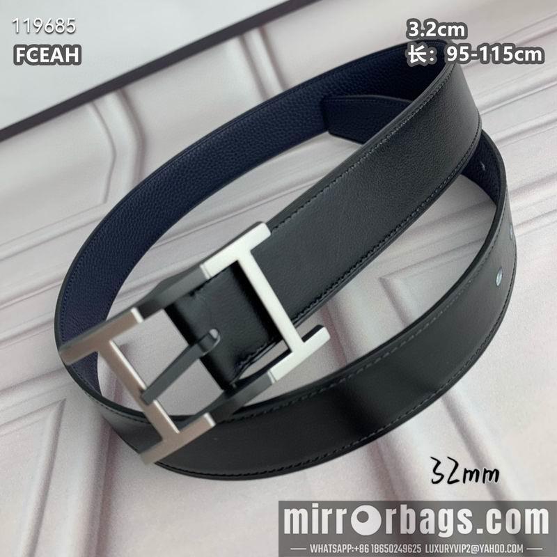 Replica Hermes belt 32mmX95-125cm 8L040803