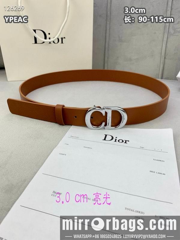 Replica Dior belt 30mmX90-115cm 8L111004