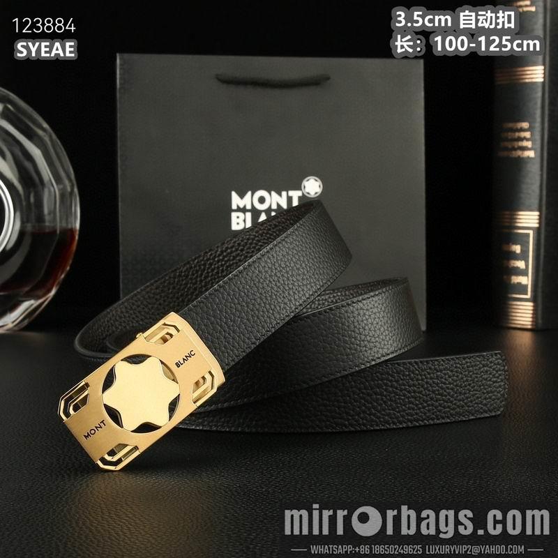 Replica Montlanc belt 35mmX100-125cm 8L43