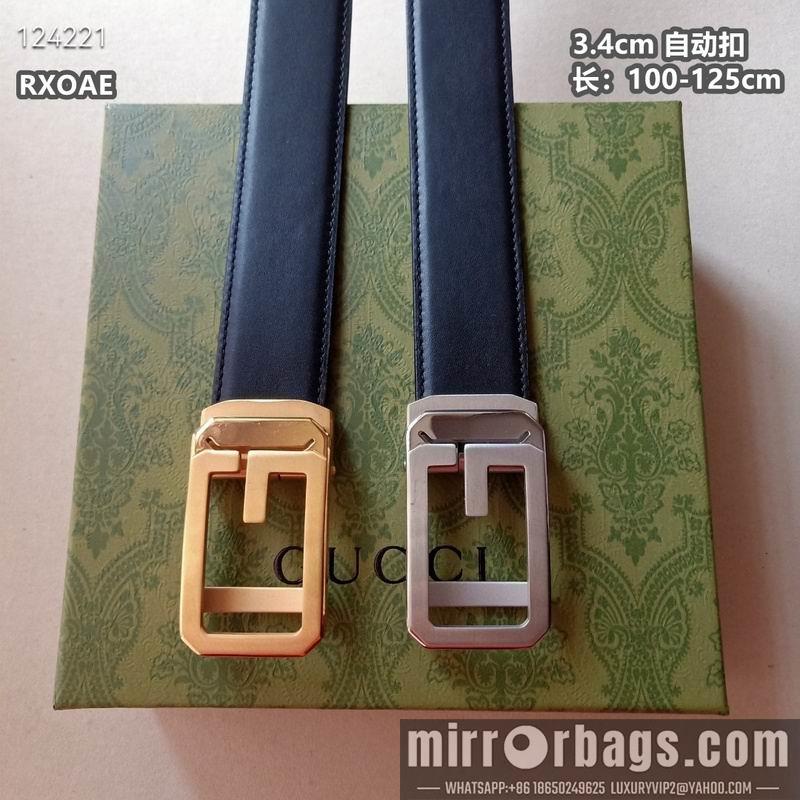 Replica Gucci belt 34mmX100-125cm 8L23