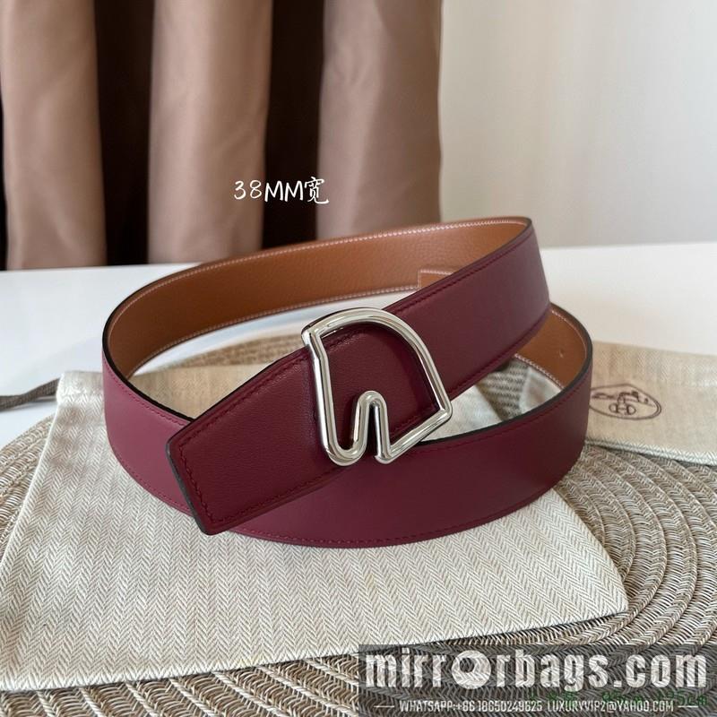 Replica Hermes Belt 38mmX95-125cm 7D51
