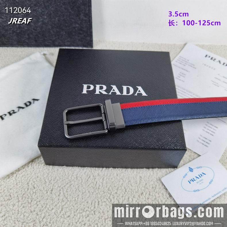 Replica Prada belt 35mmX100-125cm 8L05