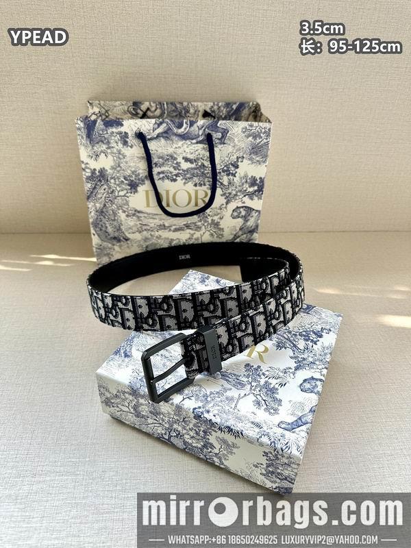 Replica Dior belt 35mmX95-125cm 8L39