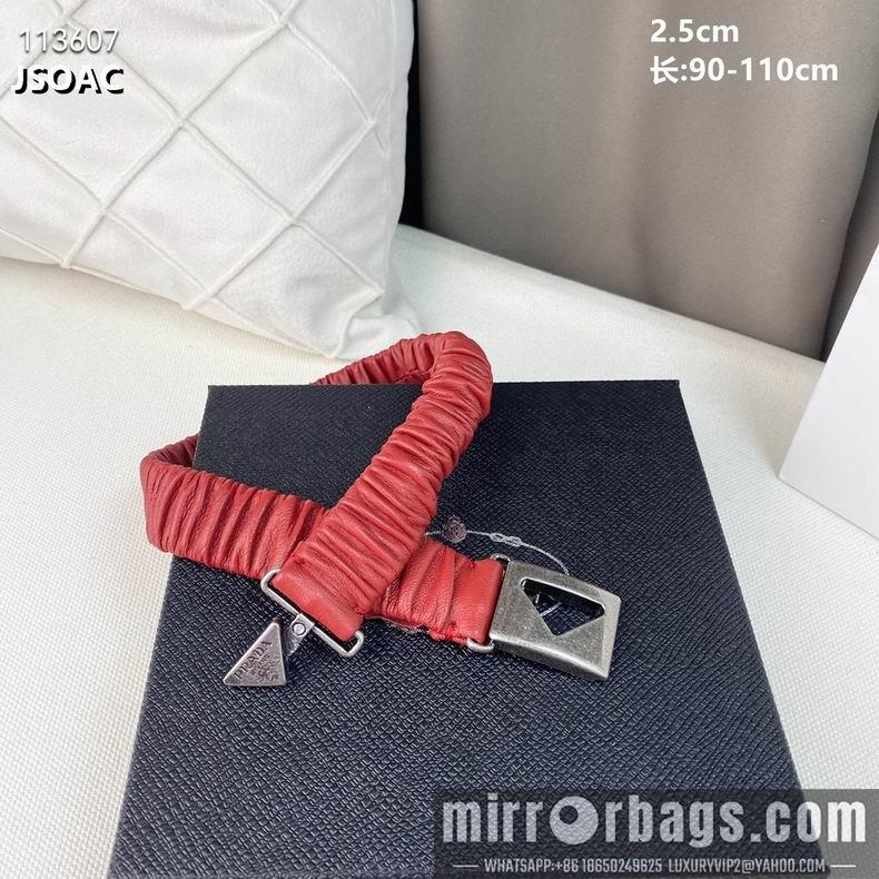 Replica Prada belt 25mmX90-110cm 8L082501