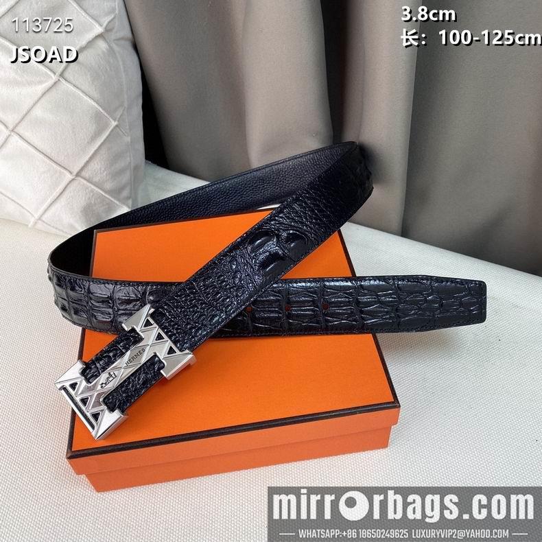 Replica Hermes belt 38mmX100-125cm 8L082505