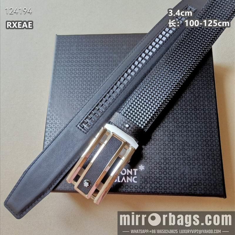 Replica Montlanc belt 34mmX100-125cm 8L16