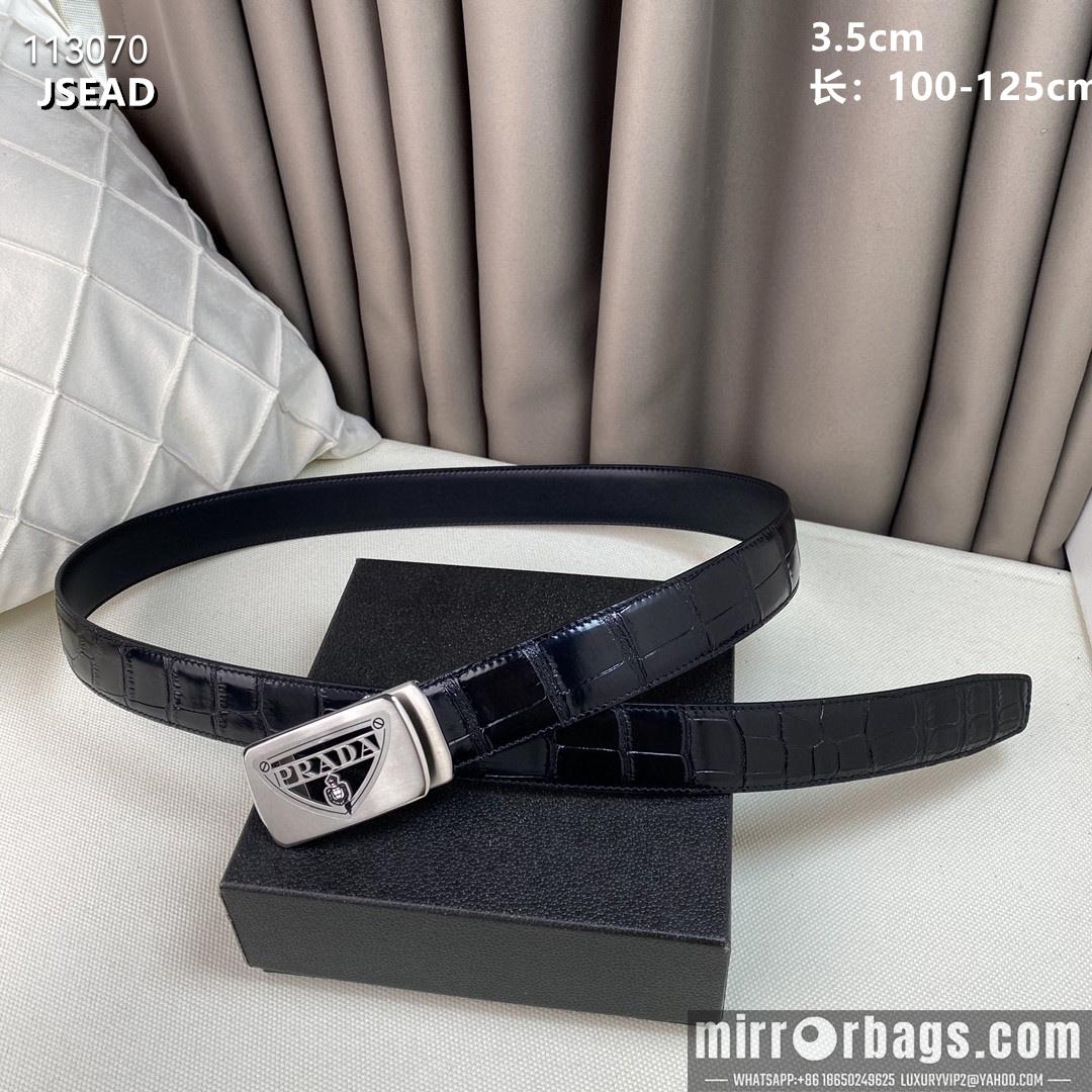 Replica Prada belt 35mmX100-125cm 8L02