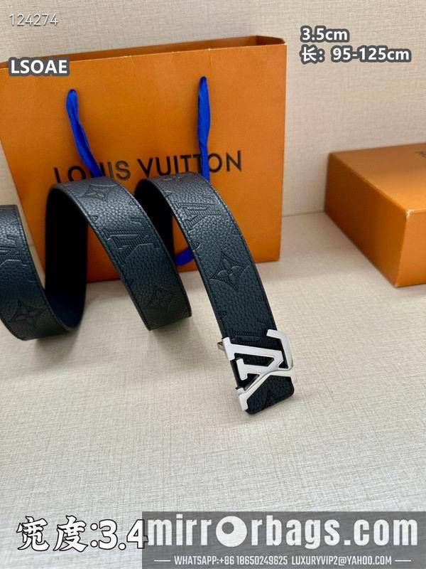 Replica LV belt 35mmX95-125cm 8L08