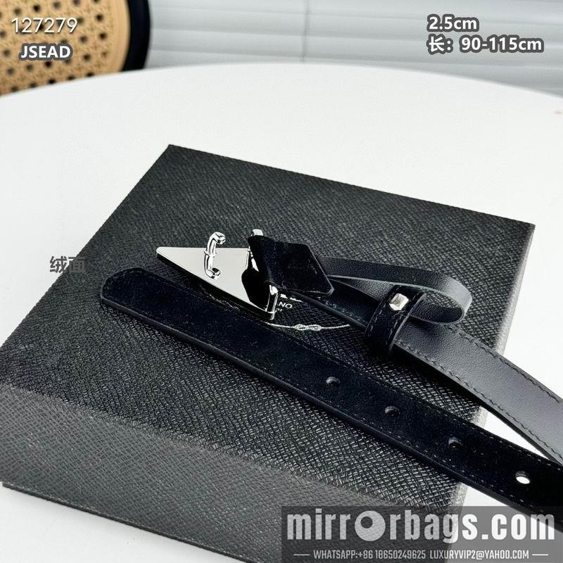 Replica Prada belt 25mmX90-115cm 8L02