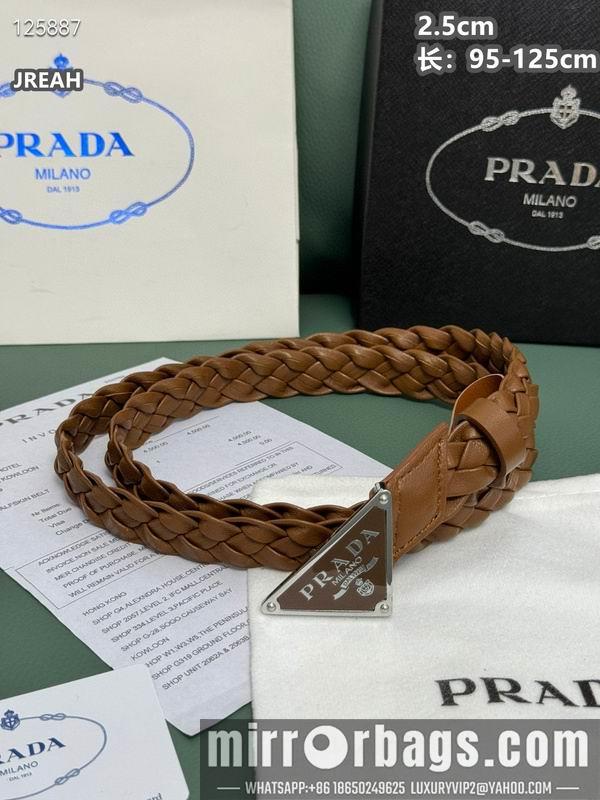 Replica Prada belt 25mmX95-125cm 8L01