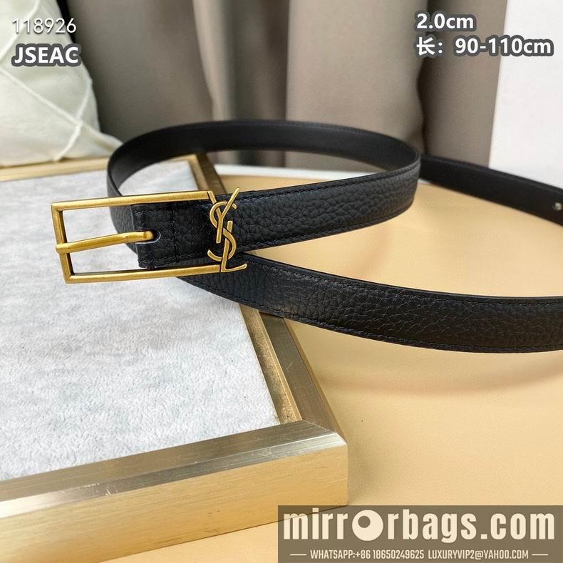 Replica YSL belt 20mmX90-110cm 8L010703