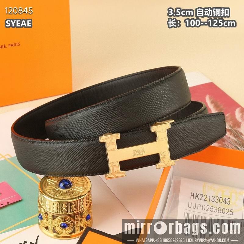 Replica Hermes belt自动带 35mmX95-125cm 8L072006