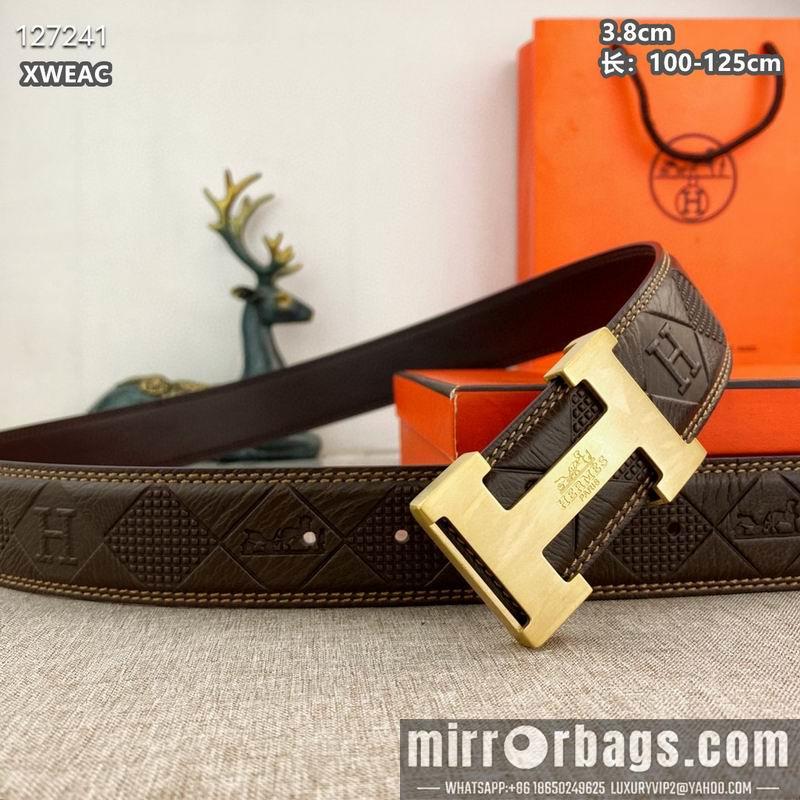 Replica Hermes belt 38mmX100-125cm 8L49