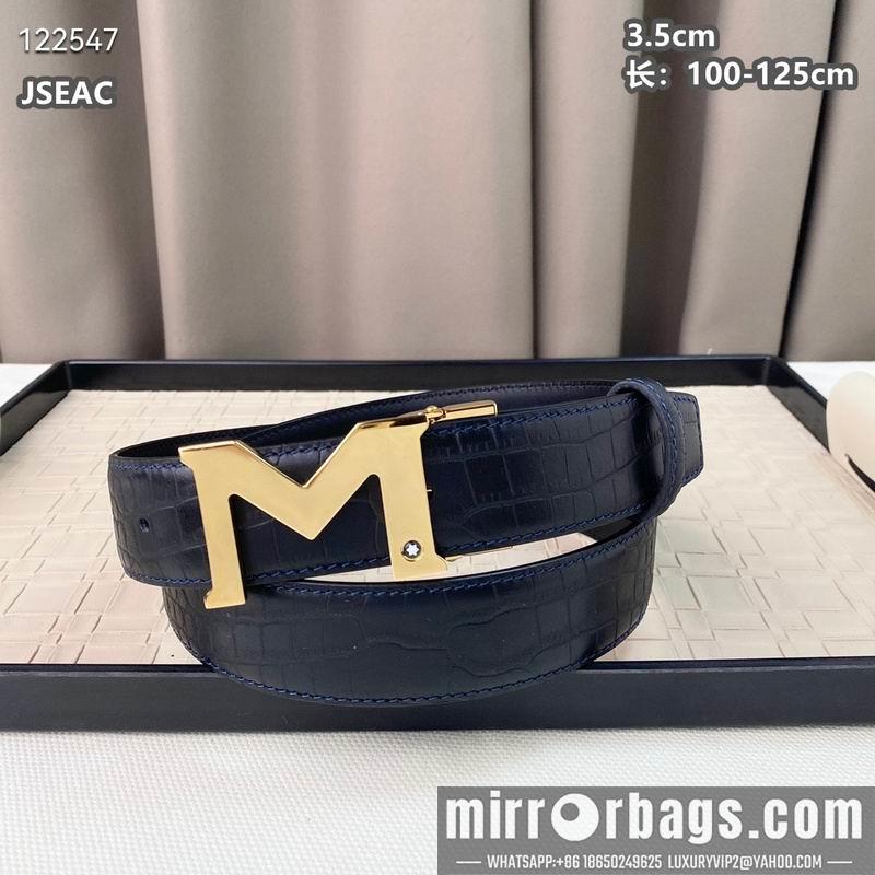Replica Montblanc belt 35mmX100-125cm 8L09
