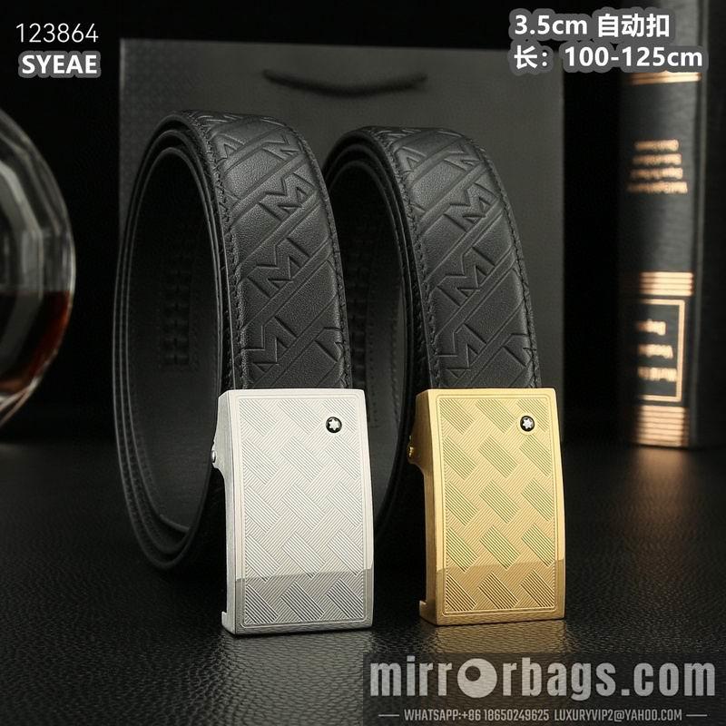 Replica Montlanc belt 35mmX100-125cm 8L46