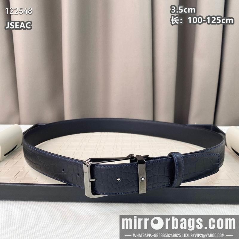 Replica Montblanc belt 35mmX100-125cm 8L21
