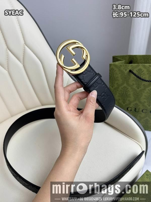 Replica Gucci belt 38mmX95-125cm 8L57