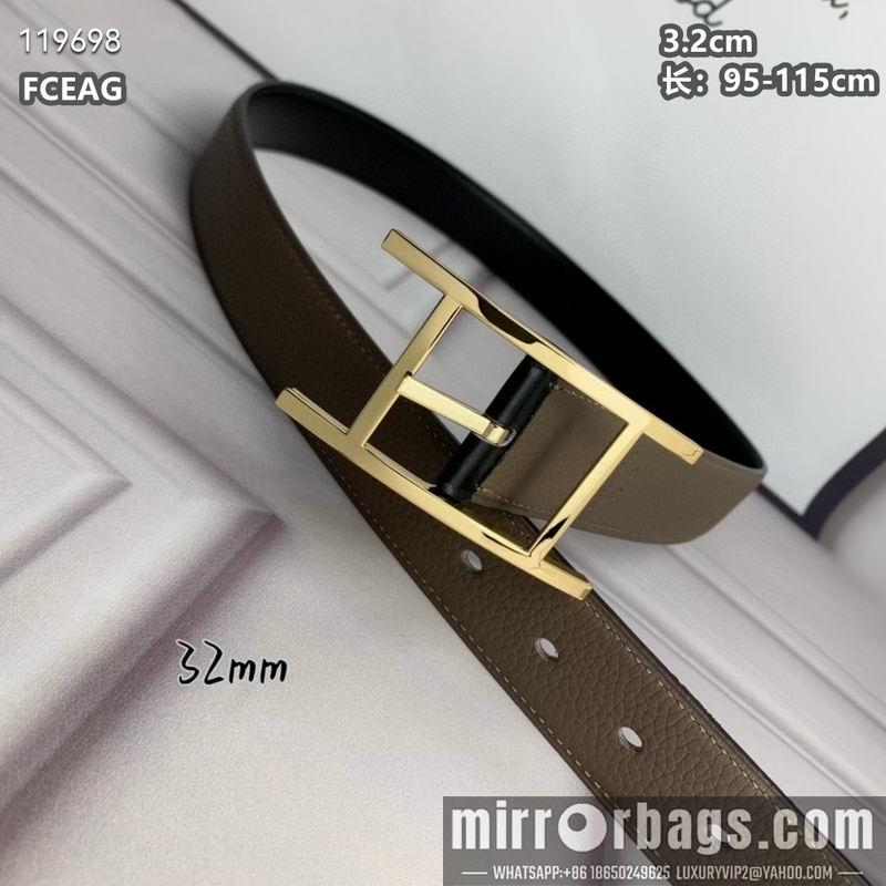 Replica Hermes belt 32mmX95-115cm 8L040802