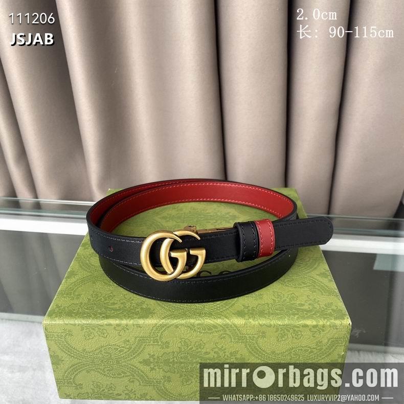 Replica Gucci Belt 20mm 90-115cm 8L01