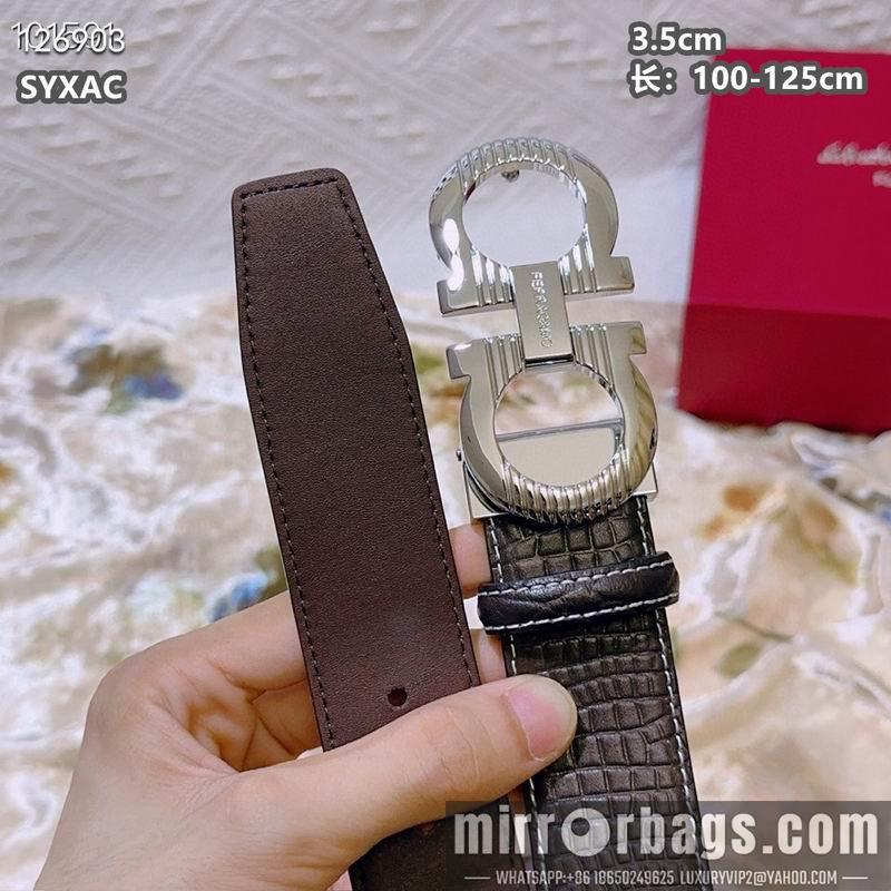 Replica Ferragamo belt 35mmX100-125cm 8L89