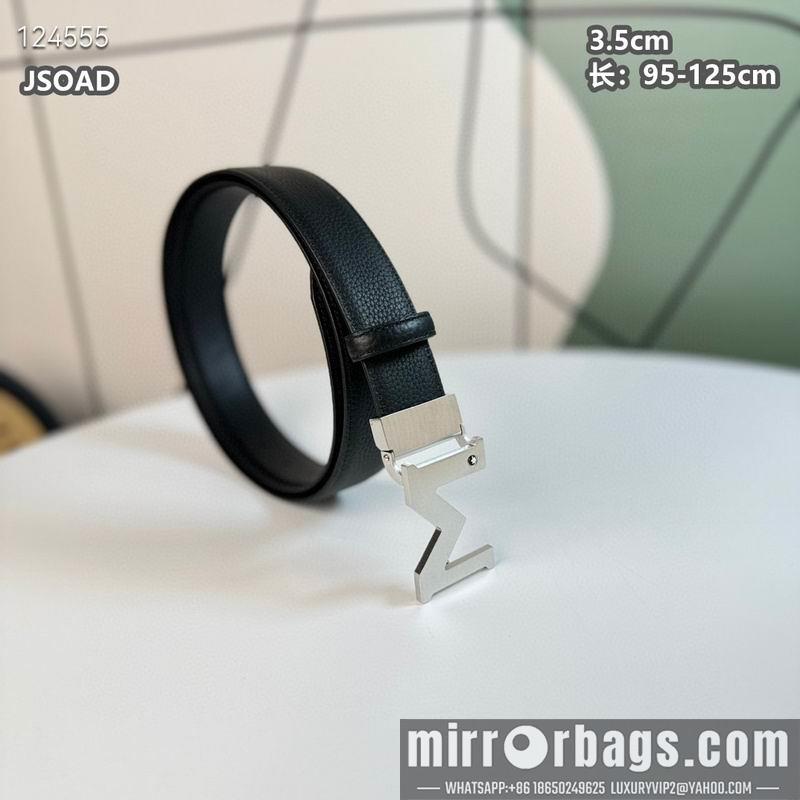 Replica Montblanc belt 35mmX95-125cm 8L08