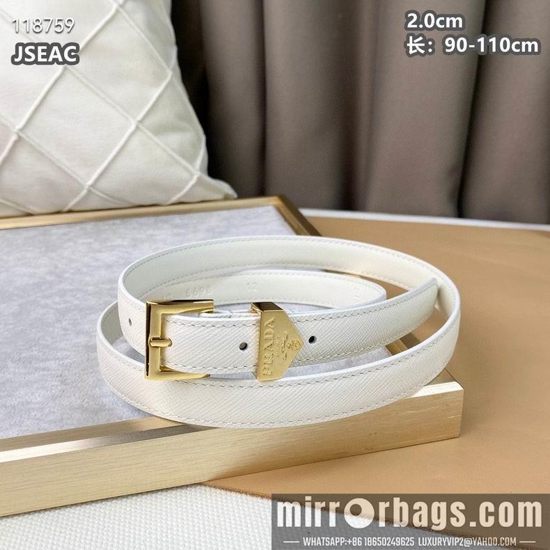 Replica Prada belt 20mmX90-110cm 8L02