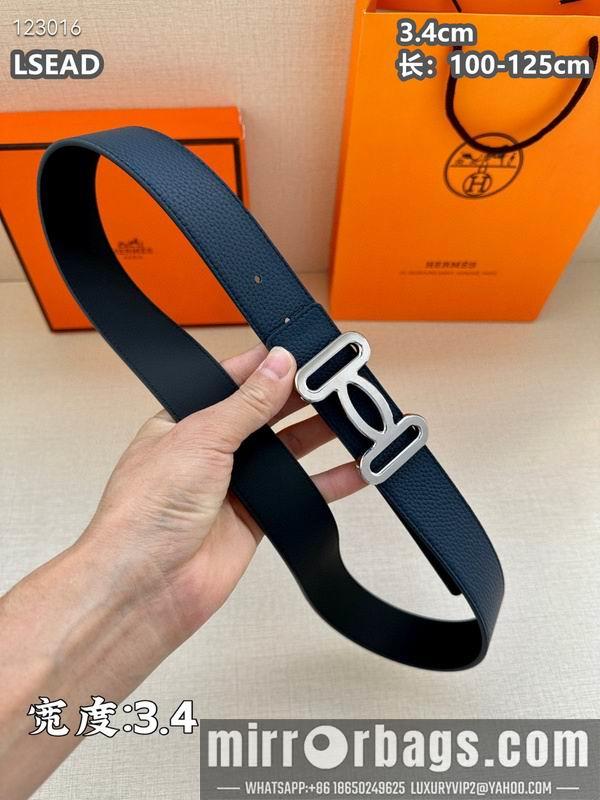 Replica Hermes belt 34mmX100-125cm 8L07
