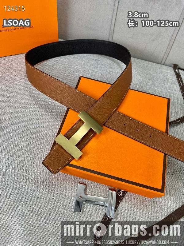 Replica Hermes belt 38mmX100-125cm 8L04
