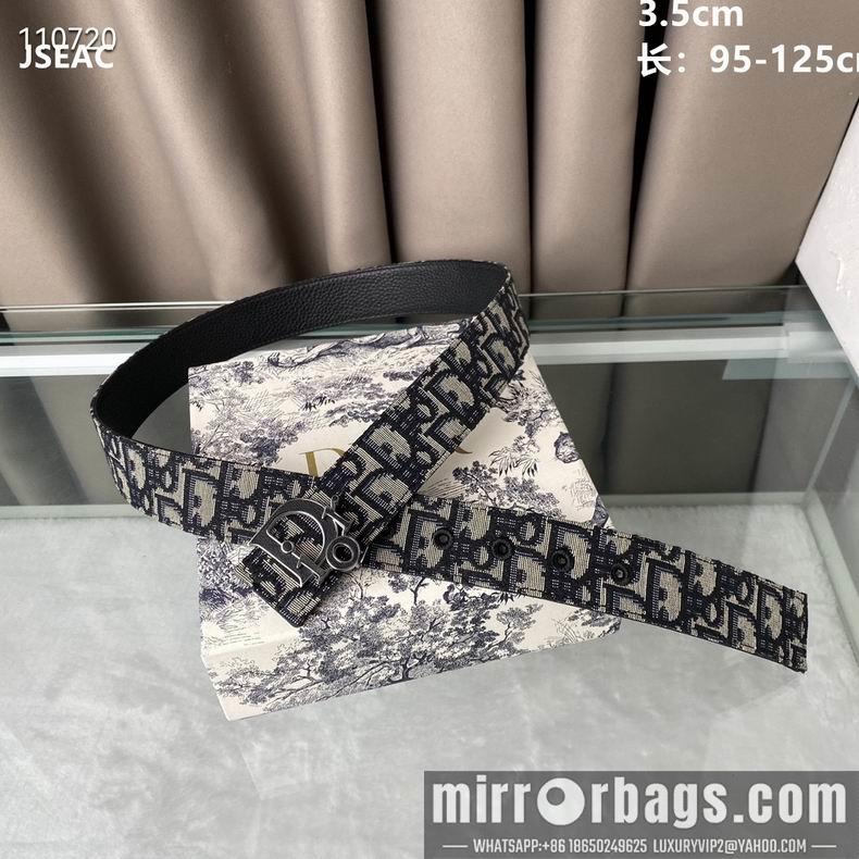 Replica Dior Belt 35mm 95-125cm 8L02