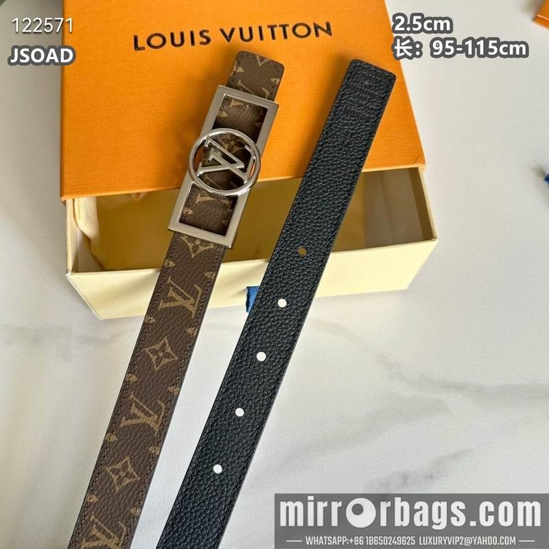 Replica LV belt 25mmX95-115cm 8L16