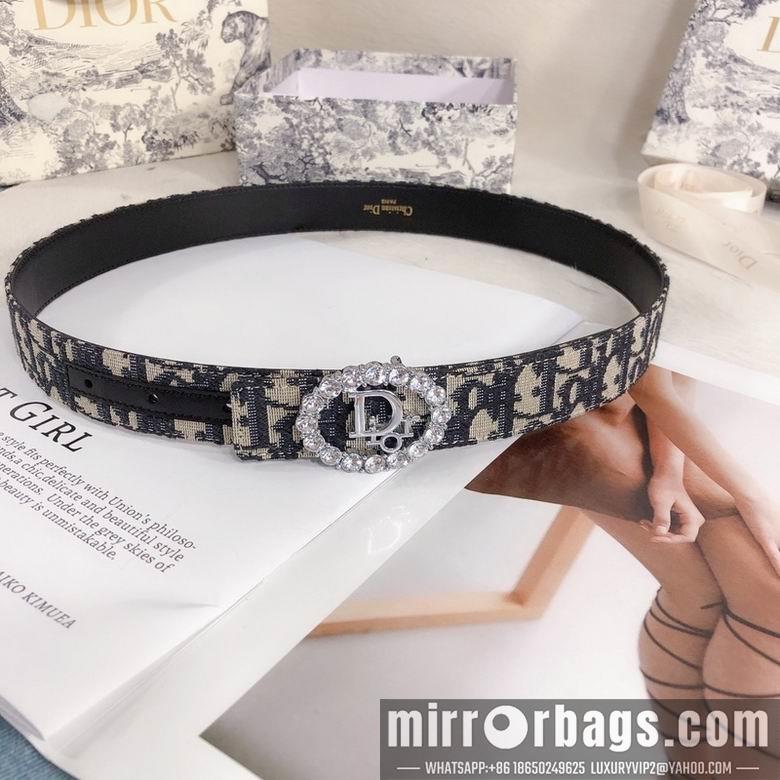 Replica Dior Belt 30mmX95-110cm 7d07