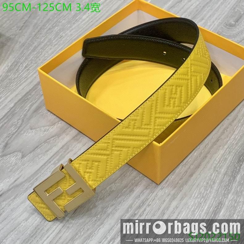 Replica Fendi Belt 34mmX95-125cm 7D01