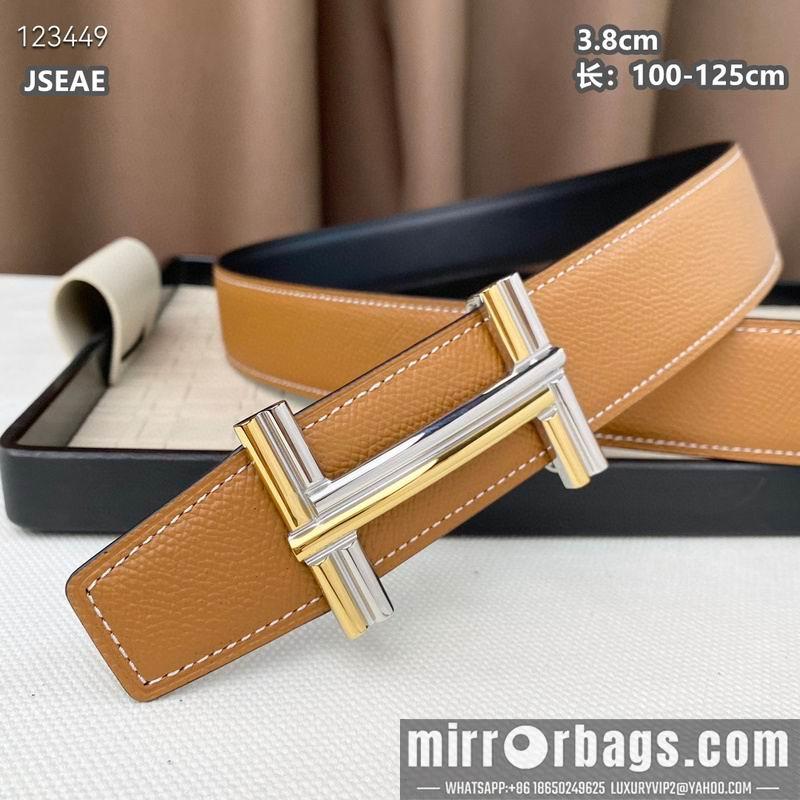 Replica Hermes belt 38mmX100-125cm 8L15