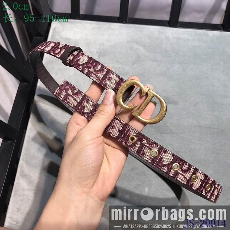 Replica Dior Belt 20mmX95-110cm 8L09