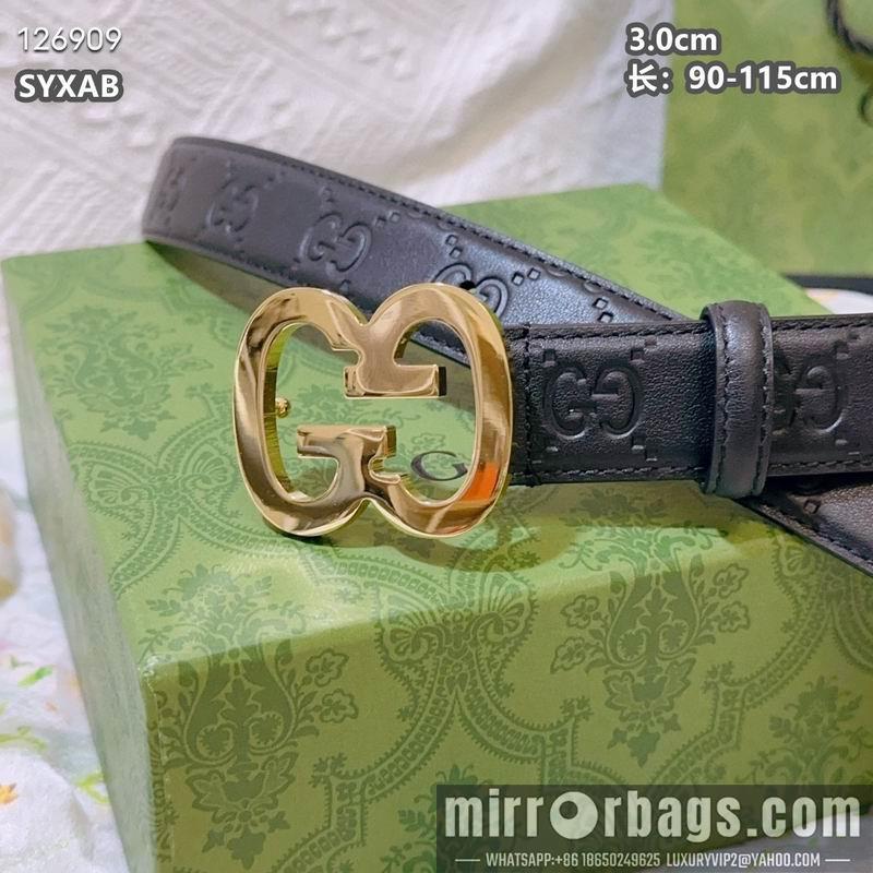 Replica Gucci belt 30mmX90-115cm 8L25