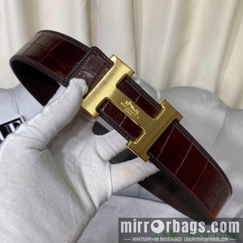 Replica Hermes Belt 38mmX95-125cm 7D91