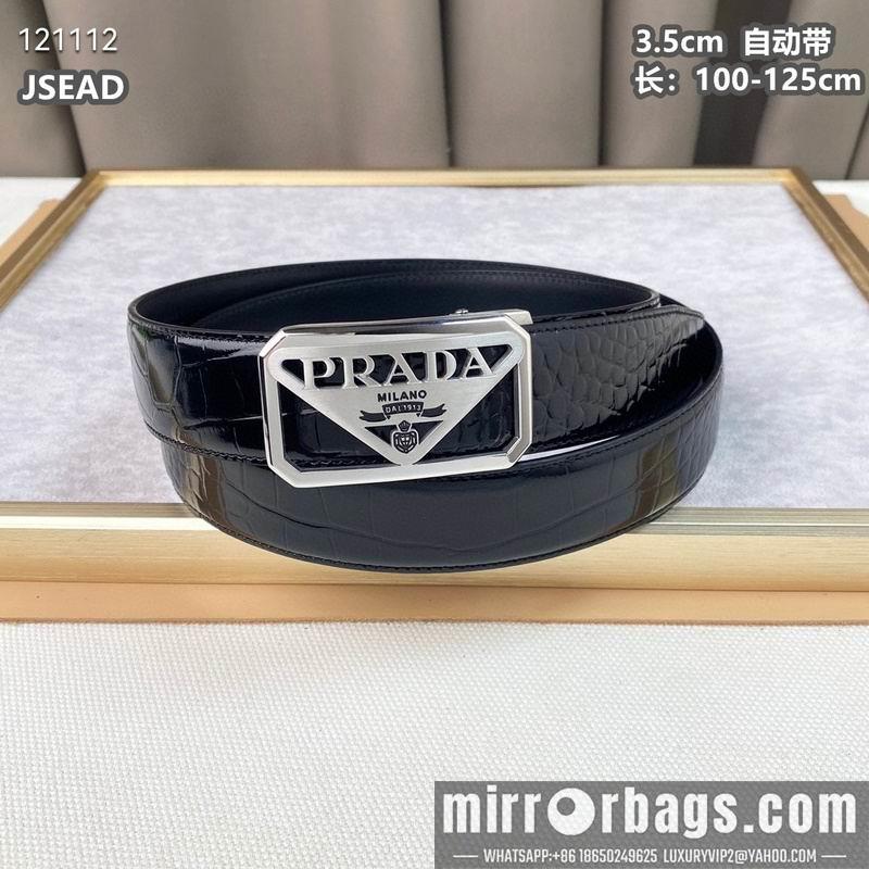 Replica Prada belt 35mmX100-125cm 8L42