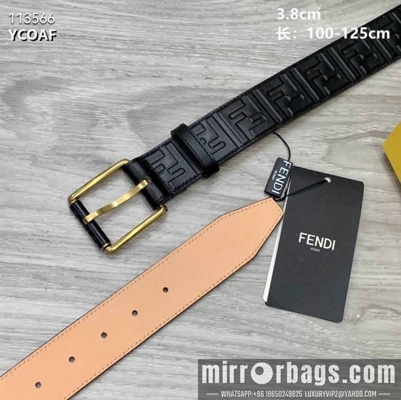 Replica Fendi Belt 38mmX100-125CM 8L23