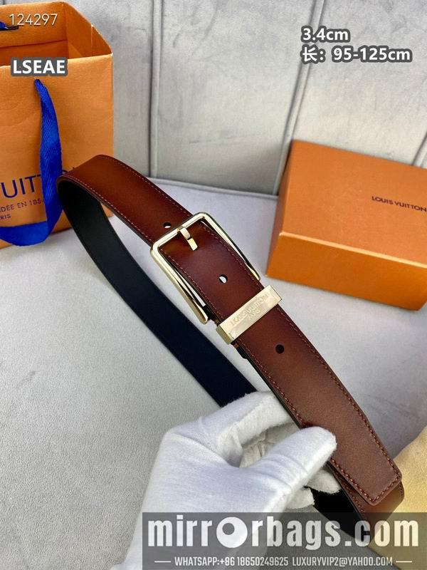 Replica LV belt 34mmX95-125cm 8L26