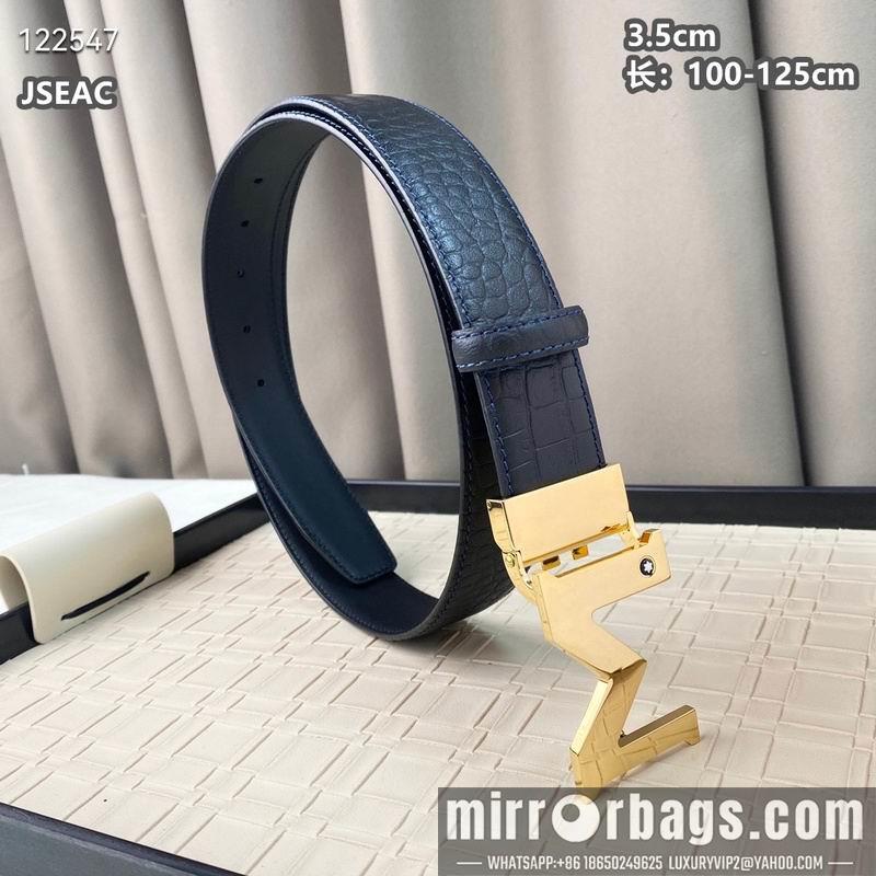 Replica Montblanc belt 35mmX100-125cm 8L09