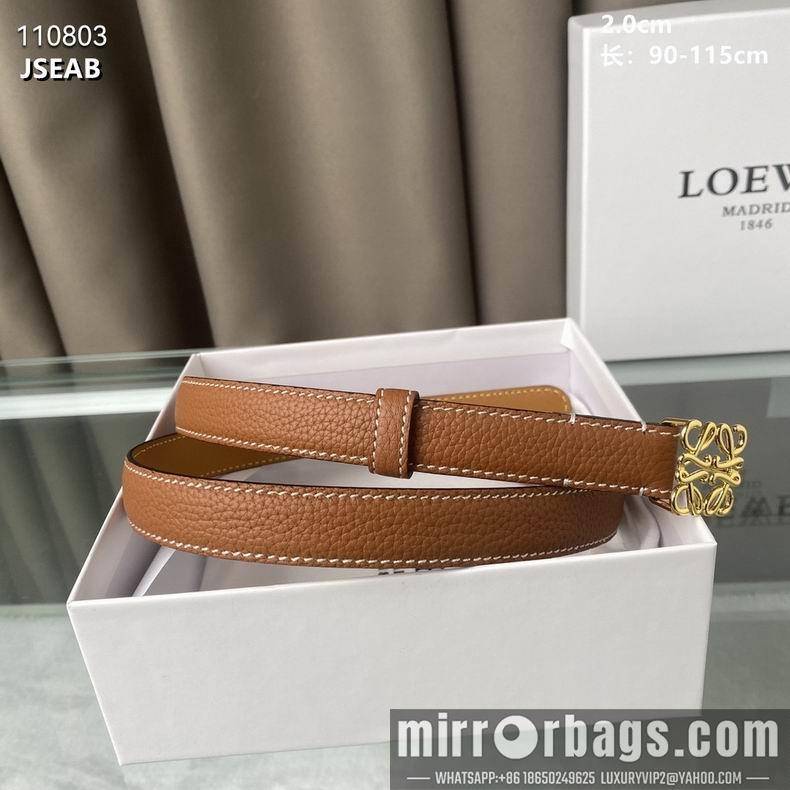 Replica Loewe Belt 20mmX90-110cm 8L01