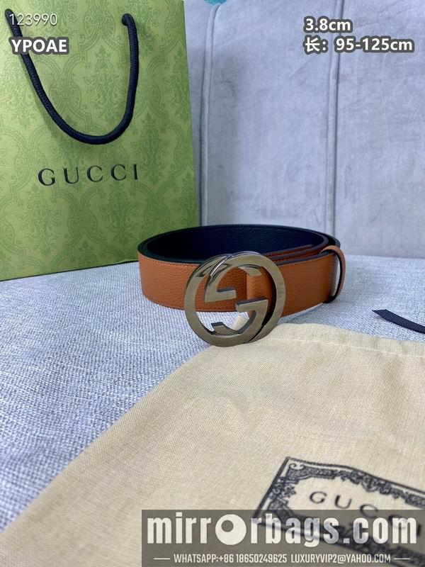 Replica Gucci belt 38mmX95-125cm 8L10