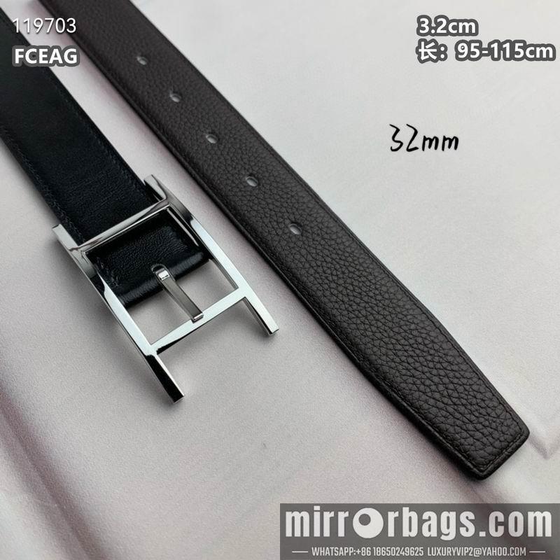Replica Hermes belt 32mmX95-115cm 8L040802