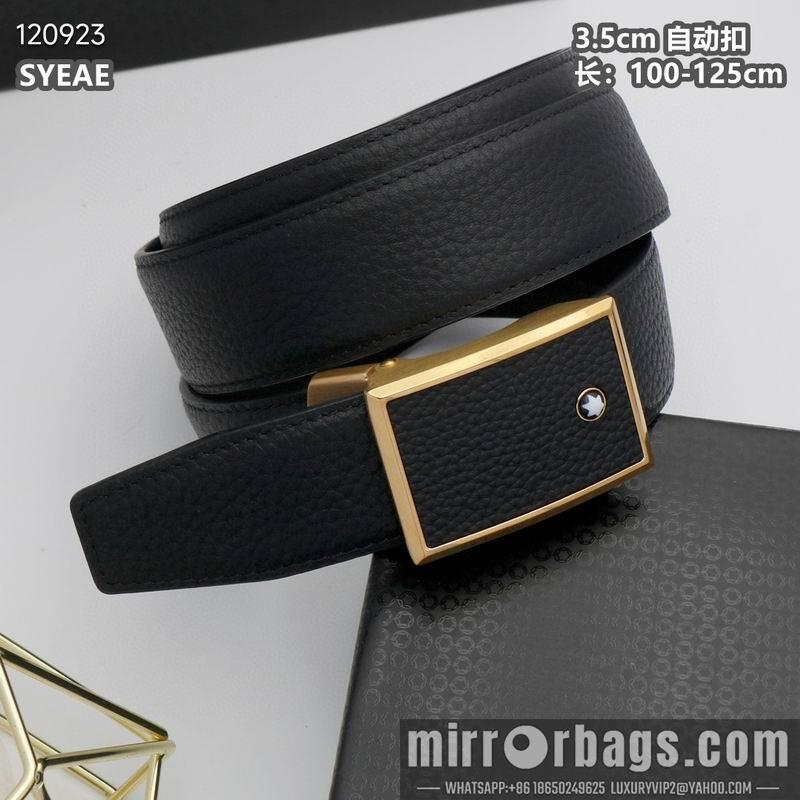 Replica Montblanc belt 自动扣 35mmX100-125cm 8L072010