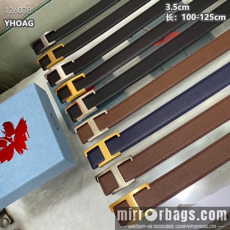 Replica Tod's belt 35mmX100-125cm 8L07