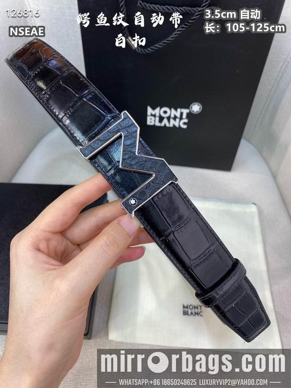 Replica Montlanc belt 35mmX105-125cm 8L62
