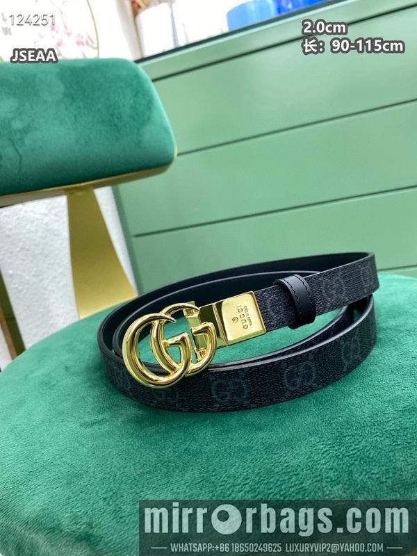 Replica Gucci belt 20mmX90-115cm 8L22