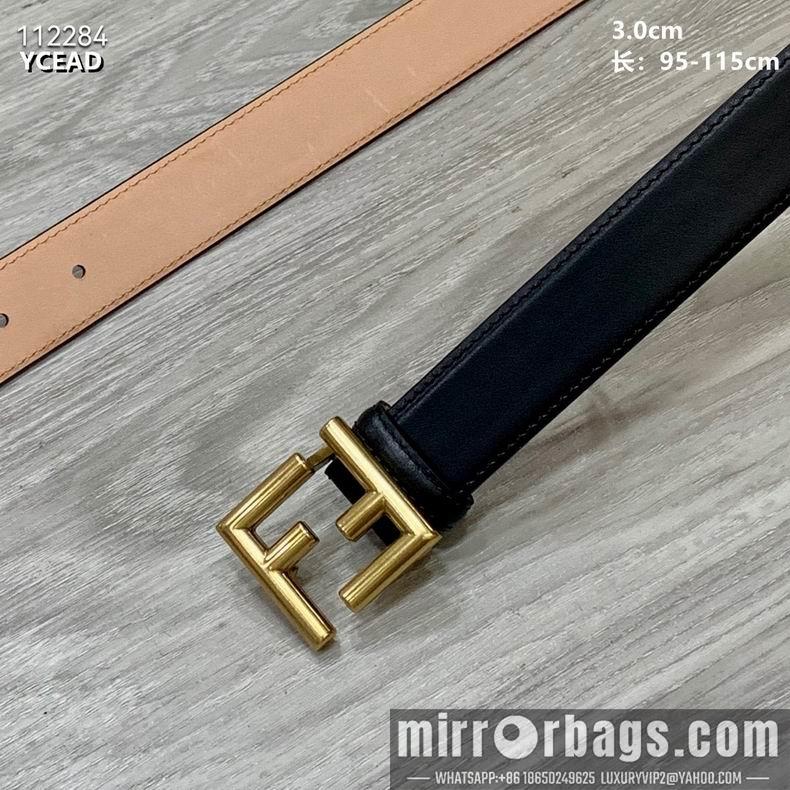 Replica Fendi Belt 30mmX95-115cm 8L08