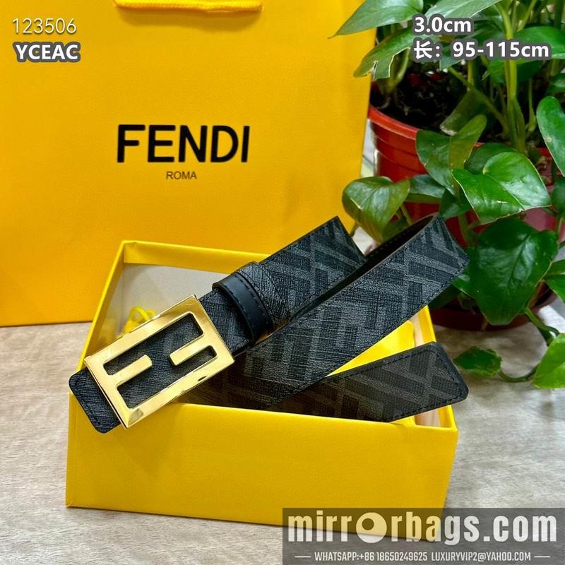 Replica Fendi belt 30mmX95-115cm  8L21